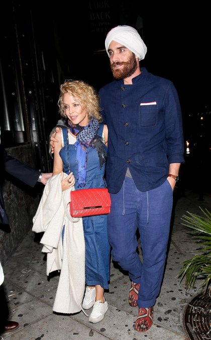 Kylie Minogue et Jonathan Sasse aux 30 ans de Lady Gaga à Los Angeles