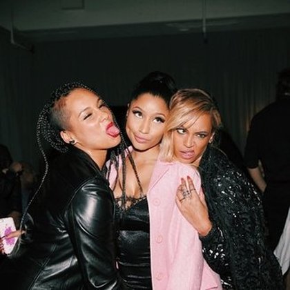 Alicia Keys, Nicki Minaj et Beyoncé @ soirée de lancement TIDAL