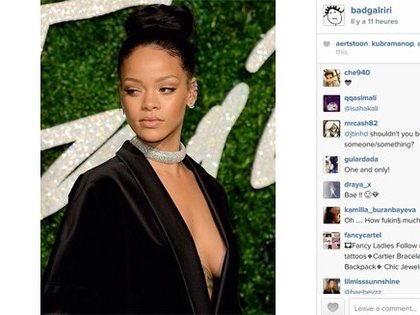 Rihanna aux British Fashion Awards