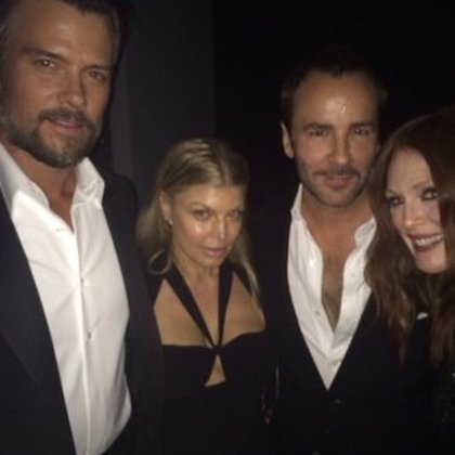 Fergie, Josh Duhamel, Tom Ford et Julian Moore