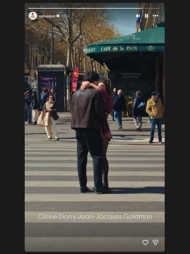 Céline Dion teaser collaboration Jean-Jacques Goldman