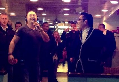 Sur le Yacht avec Cauet