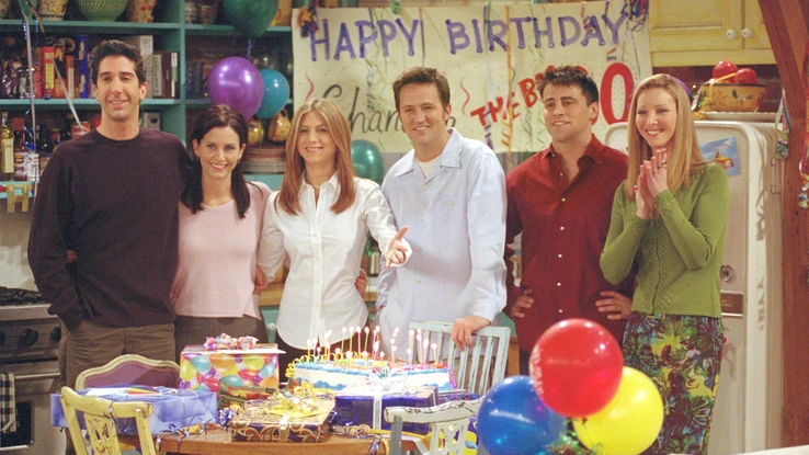 Le casting de "Friends" pour l'épisode "Celui où ils ont tous trente ans"