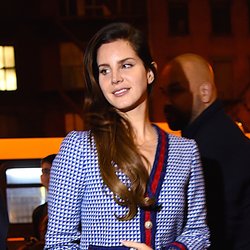 Lana Del Rey en pied-de-poule vintage en 2016 