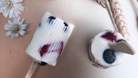 Recette de glace au petit-suisse et aux fruits