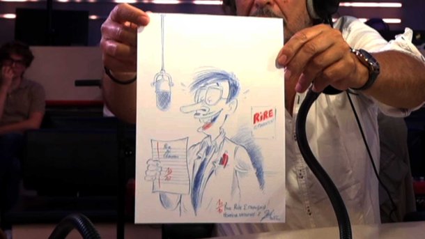 Godi nous présente les magnifiques dessins qu’il a fait en live, pendant l’émission