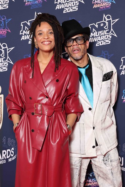 Stefi Celma et joey Starr - Le photocall - NRJ MUSIC AWARDS 2025
