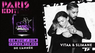 Vitaa & Slimane remportent l'Award du «Groupe/Duo Francophone de l'année»