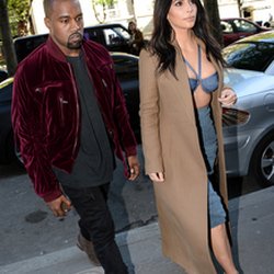 Kanye West et Kim Kardashian @ Paris