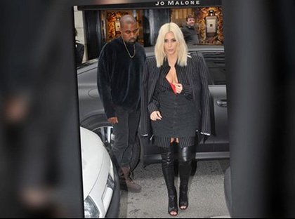 Kanye West et Kim Kardashian