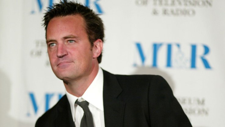 Matthew Perry lors de la cérémonie en l'honneur de "Friends" en Californie en 2003
