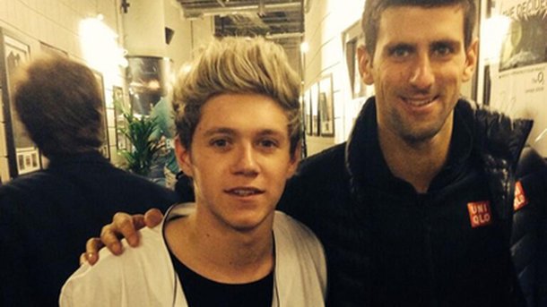 Niall Horan rencontre Novak Djokovic !