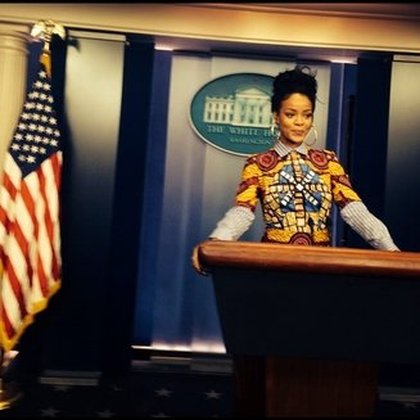 Rihanna à la Maison Blanche
