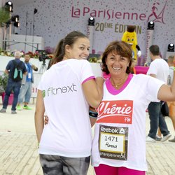 La team Fitnext/Chérie FM lors de la Parisienne
