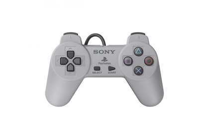 La fameuse première manette PlayStation.