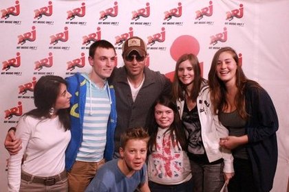 Lundi 3 février 2014 avec Enrique Iglesias