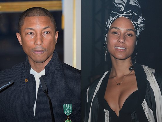 Pharrell Williams et Alicia Keys