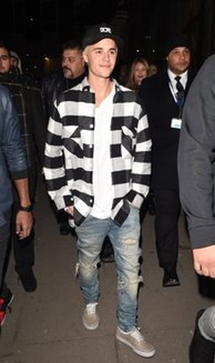 Justin Bieber à Londres 