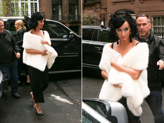 Katy Perry lors de la soirée Cover Girl à New York