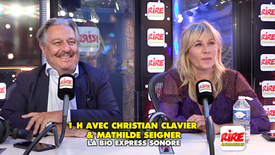 Christian Clavier et Mathilde Seigner : leur bio express sonore  sur Rire & Chansons