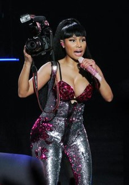 Nicki Minaj sur le Pinkprint Tour à Birmingham le 4 avril 2015.