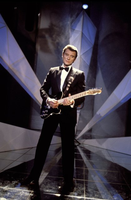 Johnny Hallyday et Jean-Jacques Goldman
