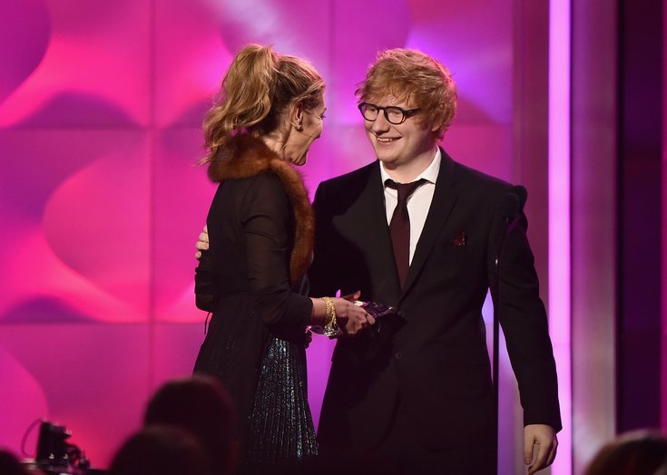 Ed Sheeran aux Billboarrd Women