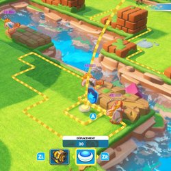 La capacité de déplacement inédite du jeu, permet d'atteindre rapidement des zones assez éloignées.