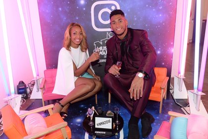 Tony Yoka et Estelle Mossely - Backstage NRJ Music Awards 2016