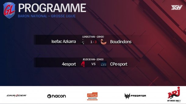 League Of Legends - La Grosse Ligue : 2e demi-finale jeudi 30 à 20h, en direct !