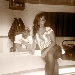 Amel Bent en studio avec Rohff