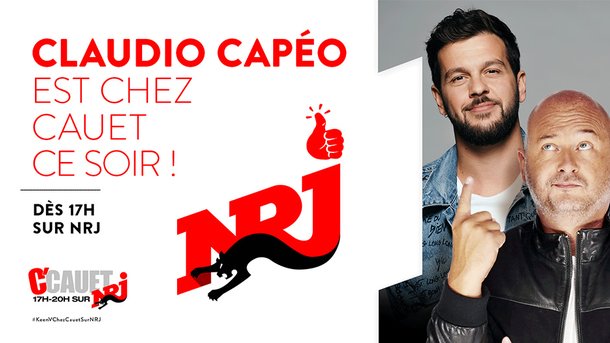 Claudio Capéo sera l'invité de Cauet jeudi 6 Décembre