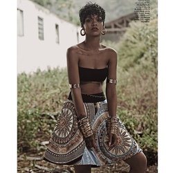 Behind The Scenes: Photos from RiRi's Vogue Brasil 