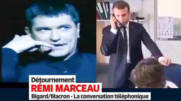 Macron / Bigard le coup de fil - Les détournements de Rémi Marceau