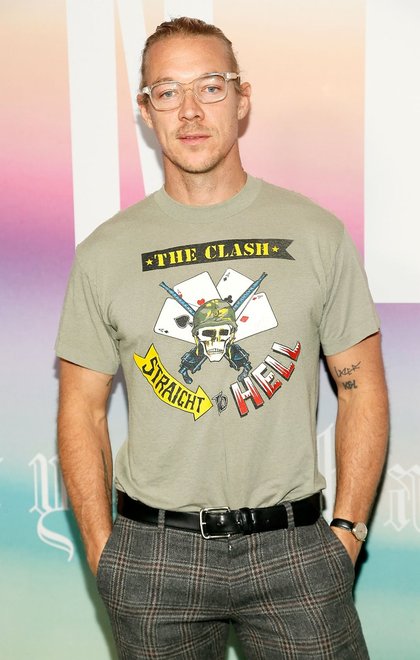 Diplo à la Fashion Week de New-York, septembre 2017