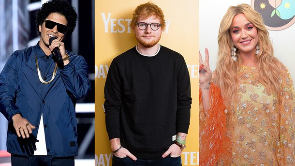 Bruno Mars, Ed Sheeran, Katy Perry... Les 10 vidéos Youtube les plus vues de la décennie !