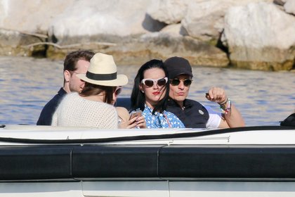 Katy Perry et Orlando Bloom sur un Yacht à Saint Jean Cap Ferrat