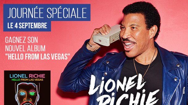 « Hello from Las Vegas » : écoutez Nostalgie et gagnez le nouvel album de Lionel Richie !