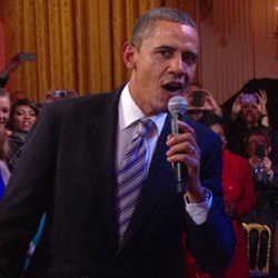 Barack Obama, quel crooner !