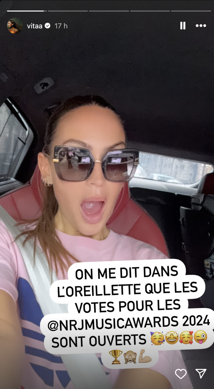 Capture d'écran Instagram