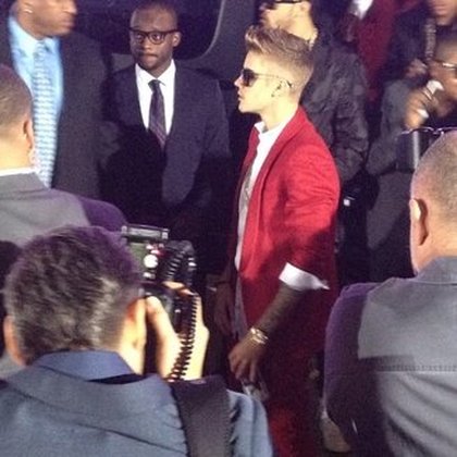Justin Bieber à l'avant première de son film "Believe"
