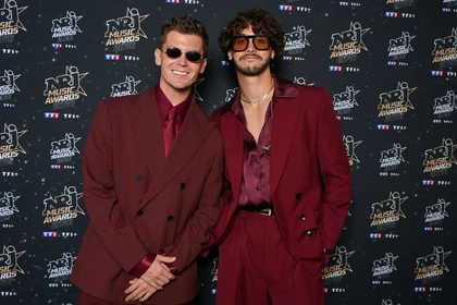 Jamie Miller et Antonio Cipriano - Le photocall - NRJ Music Awards 2026