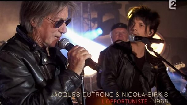 Jacques Dutronc et Nicola Sirkis - L'opportuniste