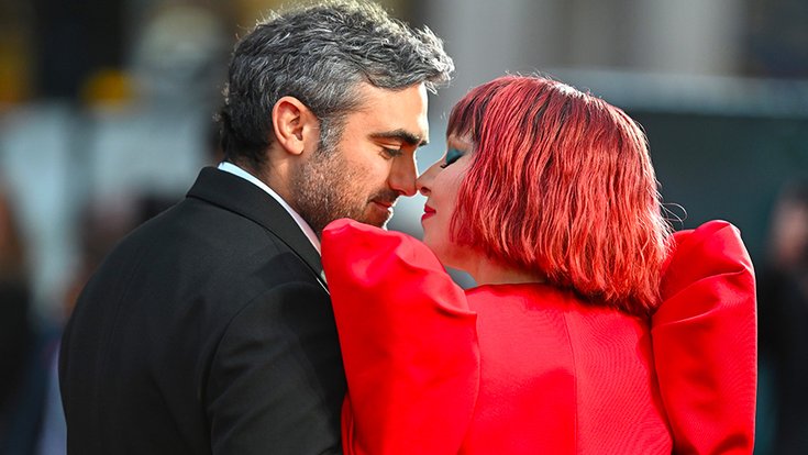 Michael Polansky et Lady Gaga à l'avant-première de "Joker: Folie à Deux" à Londres