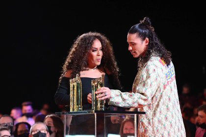Amel Bent et Hatik - Cérémonie des NRJ Music Awards 2021