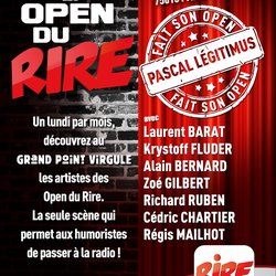 Open du rire du 14 novembre 2016 avec Pascal Légitimus Rire & Chansons