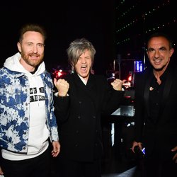 David Guetta, Nicola Sirkis et Nikos Aliagas - Backstage NRJ Music Awards Paris Edition