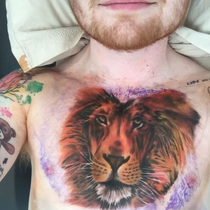 Ed Sheeran dévoile un nouveau tatouage XXL
