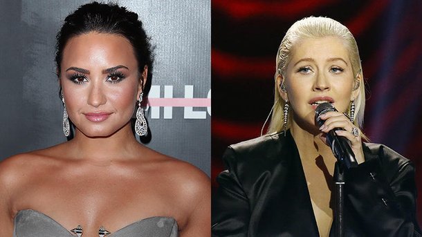 Demi Lovato et Christina Aguilera teasent la sortie du clip de «Fall in Line»