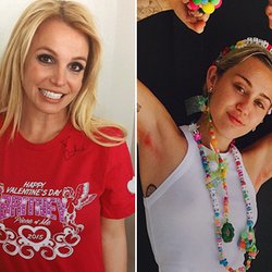 Britney Spears et Miley Cyrus
